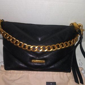 Rebecca Minkoff black leather bag